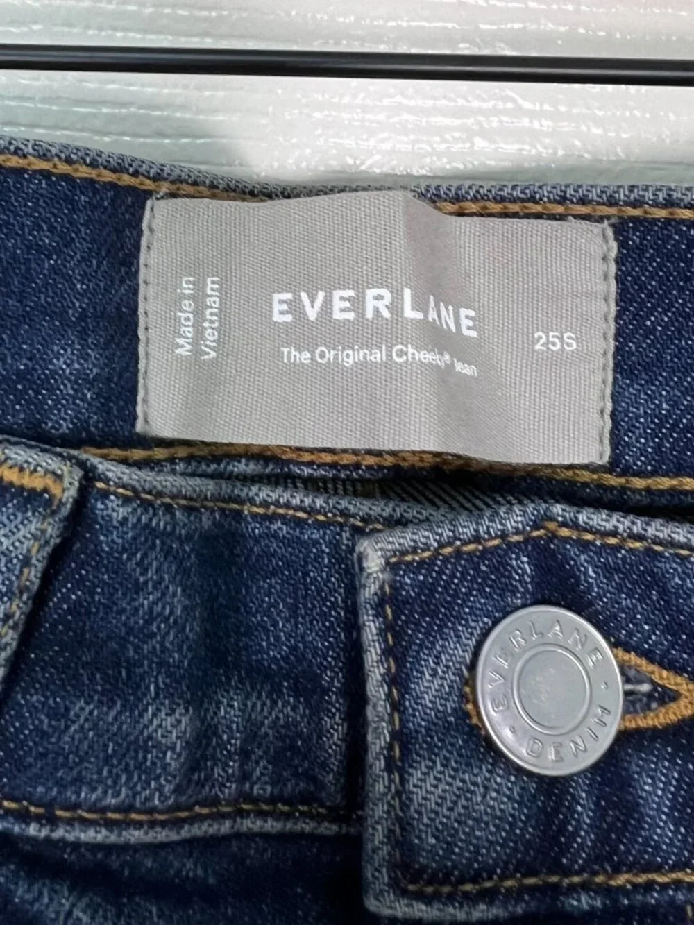 Everlane The Original Cheeky Jean Vintage Dark Size 25S NWOT
